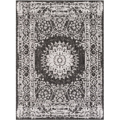 Tapis noir et blanc Contemporary Hitchens