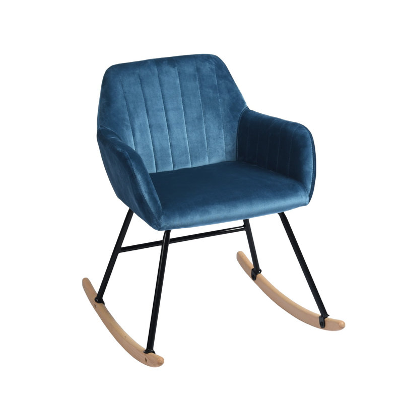 Abeyta Rocking Chair, Blue