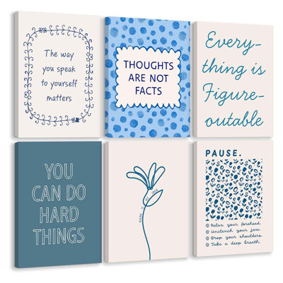 6 Piece Wrapped Canvas Print