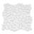 Recycled Cenote Pebble 13" x 13" Glass Mosaic Tile-66025872