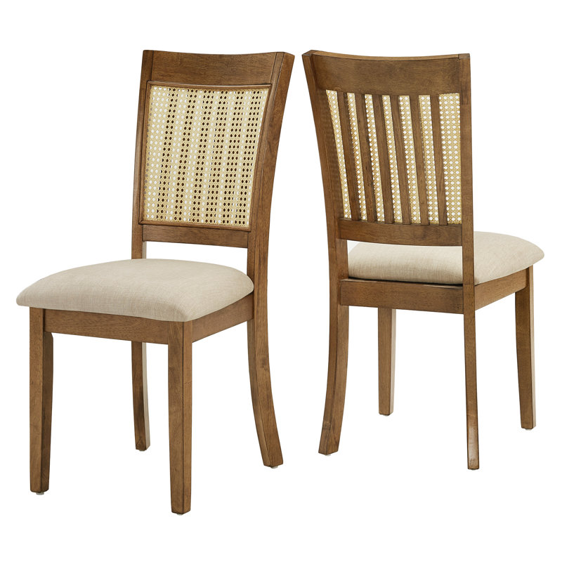 Chaise d'appoint Pulukan, Chêne / beige