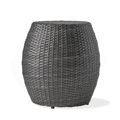 Outdoor Wicker 14.00" Patio Side Table