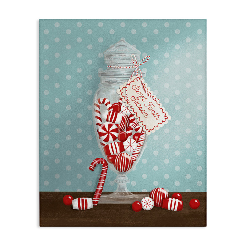 Toile Sweet Tooth Season, conception de Jilly Jack Designs, H 30 po x l 24 po