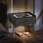 Smart Nightstand With Wireless Charging, Bluetooth Speaker & Led Light
