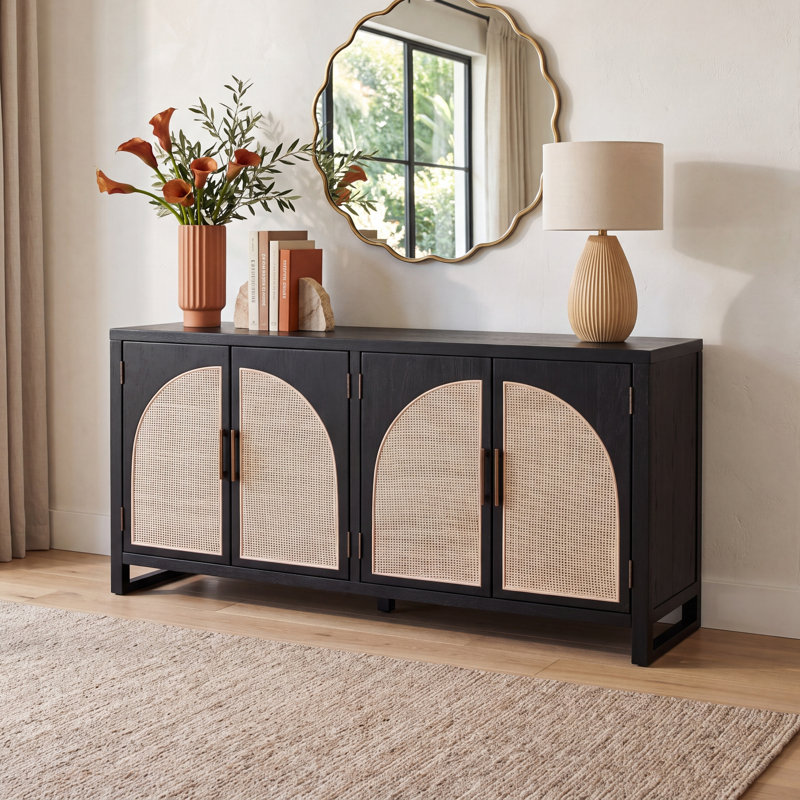 Aki 65'' Solid Wood Sideboard