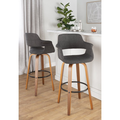 Ensemble de 2 tabourets de bar Archaimbaud