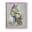 Fantastic Florals Fox, assis, reproduction encadrée - bois massif-1977935597-1984550922