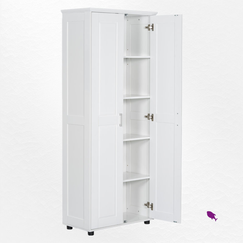 Freestanding Bathroom Storage Cabinet, White