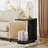 C-shaped Side Table Set  Of 2, 2-tier Narrow End Table Wood Bedside Table Nightstand