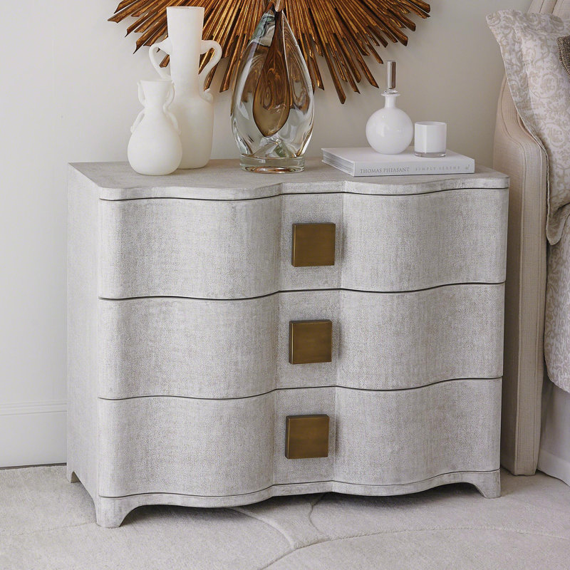 Toile Linen Chest, White