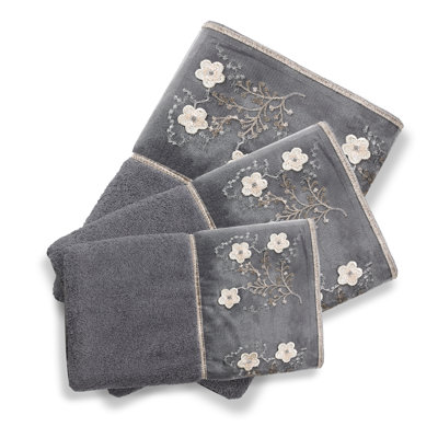 Ensemble de serviettes 100% coton 3 pièces Costanzo