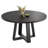 47" Round Dining Table for 4-6, Farmhouse Wood Circle Table with Cross Base (Table Only)-2027832500
