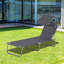 Chaise longue d'extérieur, chaise longue pliante réglable-1322323541