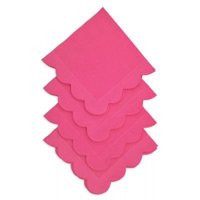Sunflower Scallop Napkin