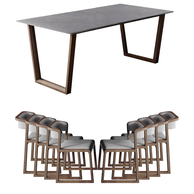 Ensemble de table de salle à manger Nordic Minimalist