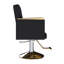 Chaise de salon hydraulique pivotante à 360 ° - Fauteuil de coiffeur professionnel avec pompe