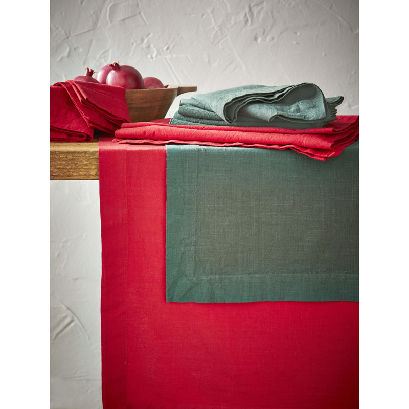 Threads Slub Placemat, Red
