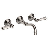 Jacobean Wall Mount Bathroom Faucet