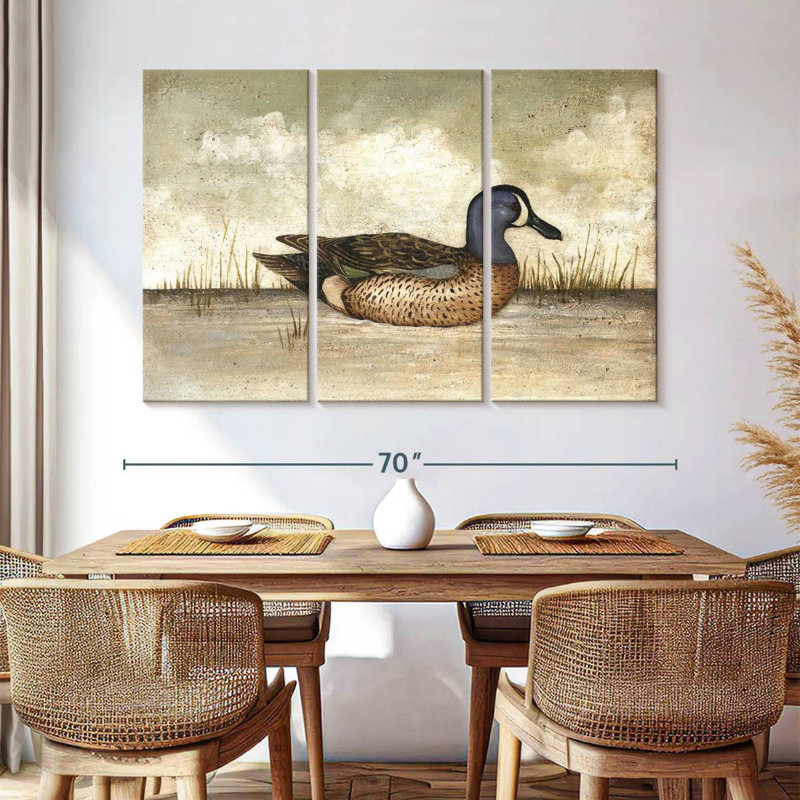 Brampt Blue Winged Teal Duck, 42" H x 65" W