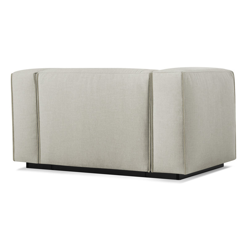 Cleon Club Chair, Maharam Mode in Clavicle 100% Polyester