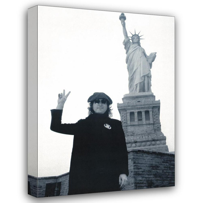John Lennon à New York, H 24 po x l 17 po