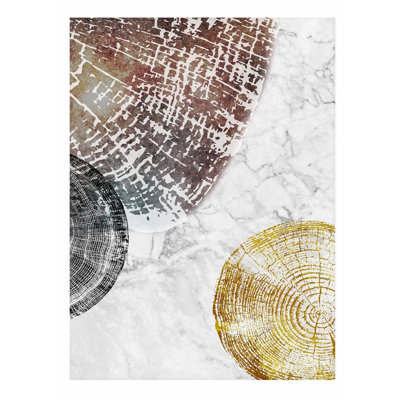 «Botanical Tree Rings III», reproduction d'art sans cadre