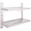 Abrego 2 Piece Metal Floating Shelf-1204931954