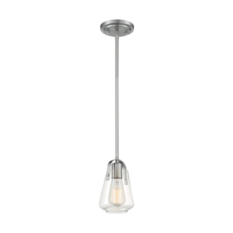 Powers 1 - Light Single Pendant, Brushed Nickel