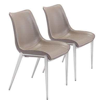 Chaise d'appoint en métal Magnus