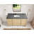 Elizabeth Oak 60 In. W X 22 In. D Single Sink Bathroom Vanity With 2 In. Quartz-109589231