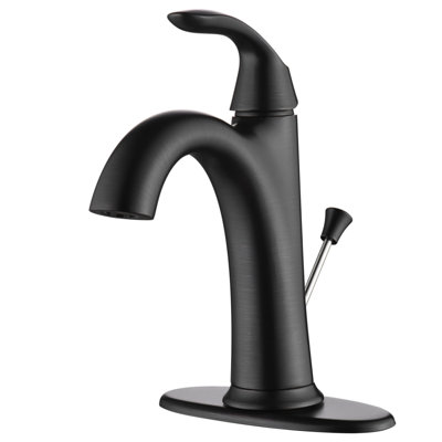 Stilleto Collection Single-Handle Deck-Mount Mid-Arc Lavatory Bathroom Sink Faucet - Oil Rubbed Bronze