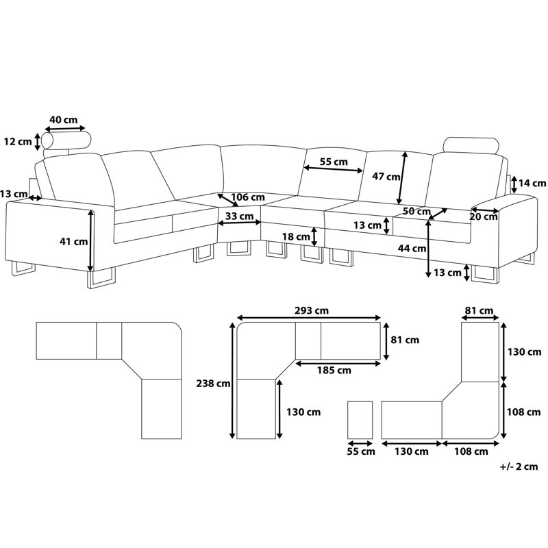 Goggans Modular Corner Sofa