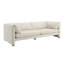 Sofa recouvert de lin beige