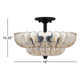Libbie 4-Light Mottled Cocoa Semi-Flush Mount