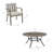 Azur Patio Round 60" Dining Set With Removable Lazy Susan And Sunbrella® Cushions-100096287