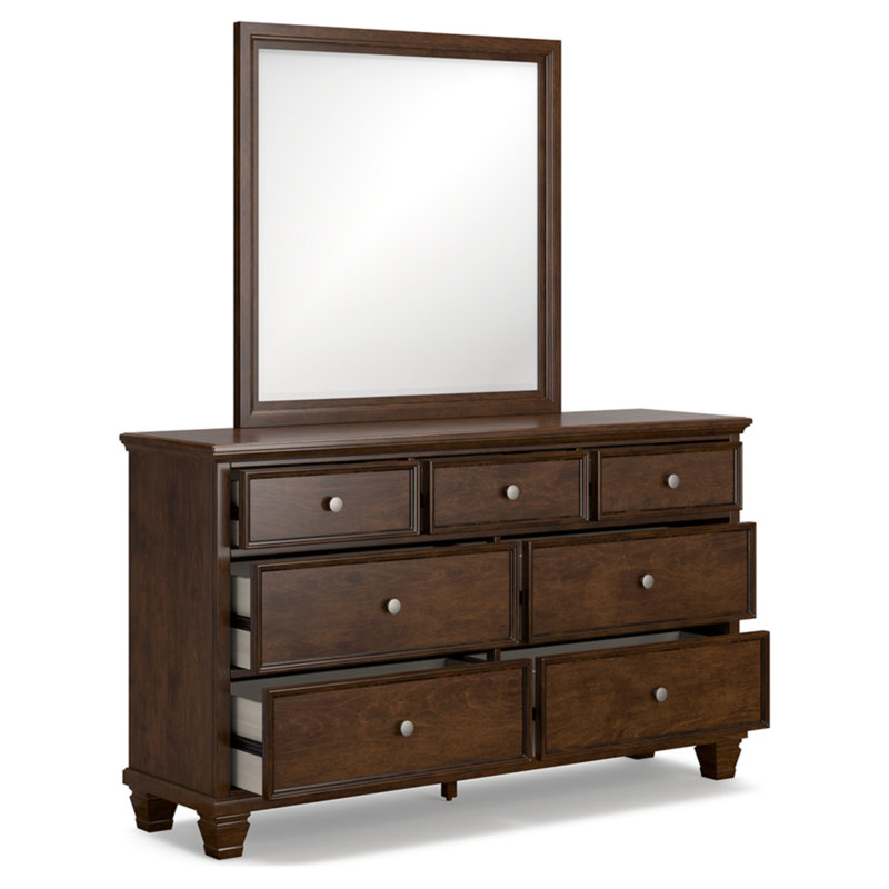 Danabrin Dresser And Mirror, Brown