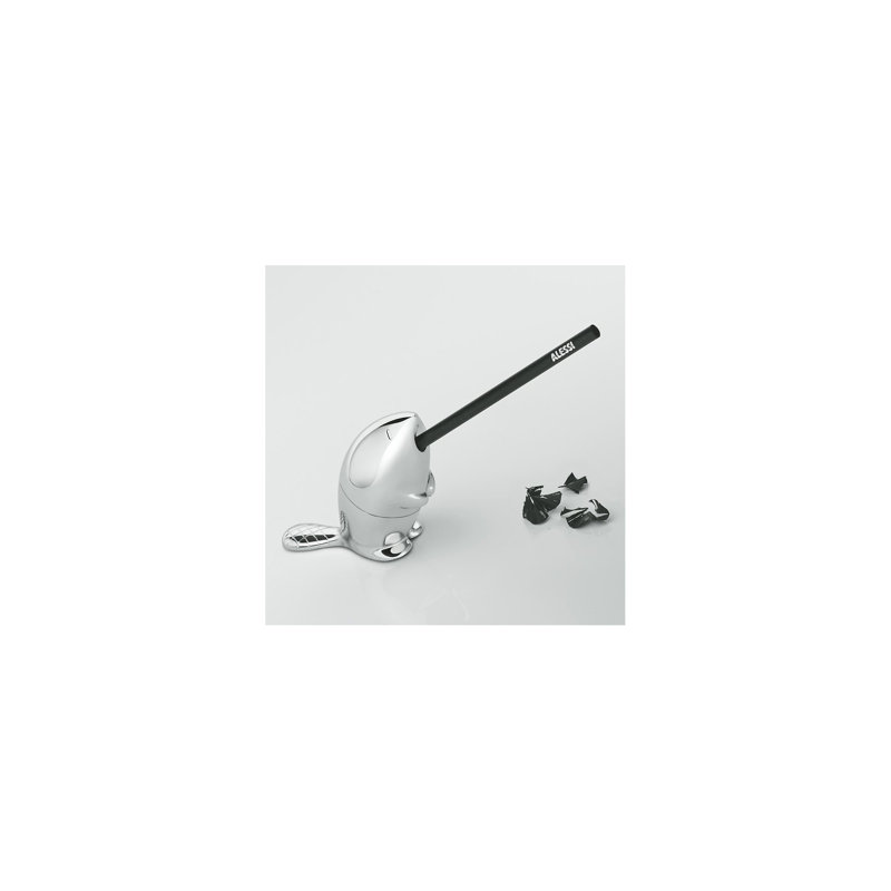 Kastor Chrome Beaver Pencil Sharpener and Paperweight