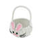 Lapin en osier de Pâques tissé à la main avec panier de fleurs et panier de fleurs pour la maison