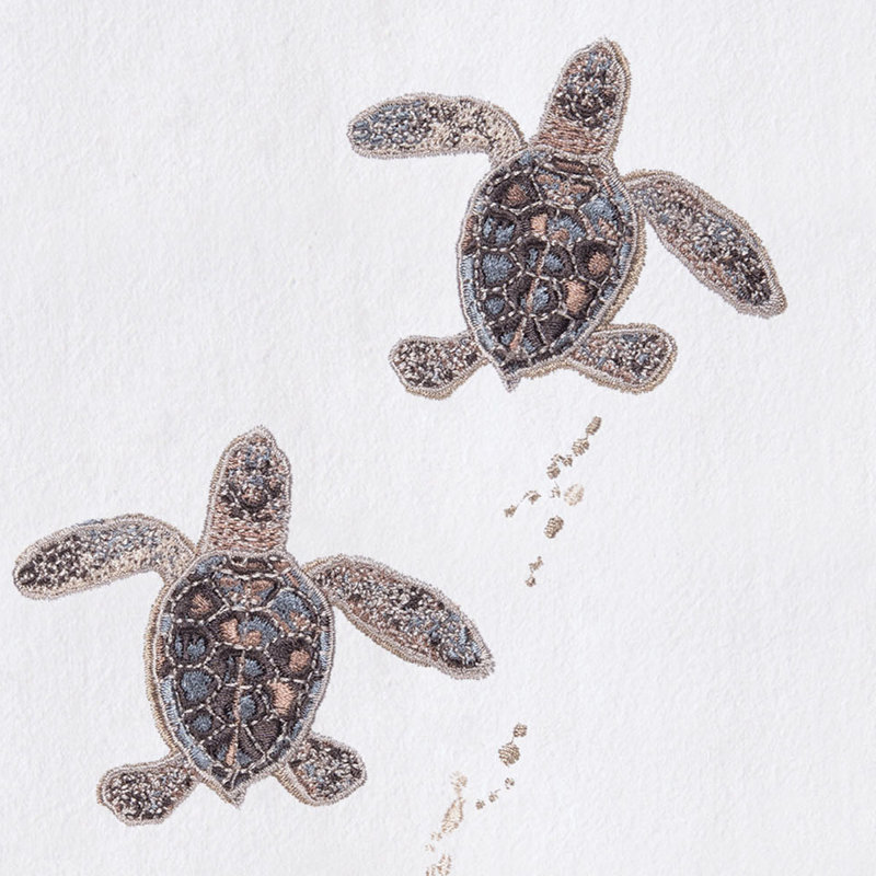 Serviette de bain bébé tortues