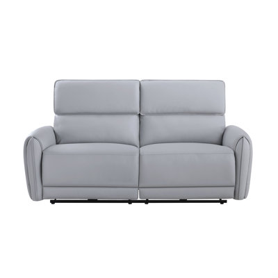 Leather Power Motion Sofa W/USB Port