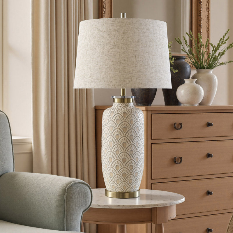 Lampe de table Poly - Gris