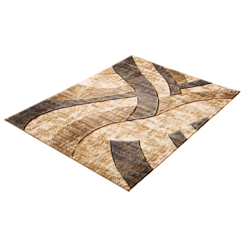 Tapis gris foncé Haley 3 pi 11 po x 5 pi 7 po, Rectangle 3 pi 11 po x 5 pi 7 po