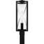 Lampadaire d'extérieur noir mat 1 lumière Kennell