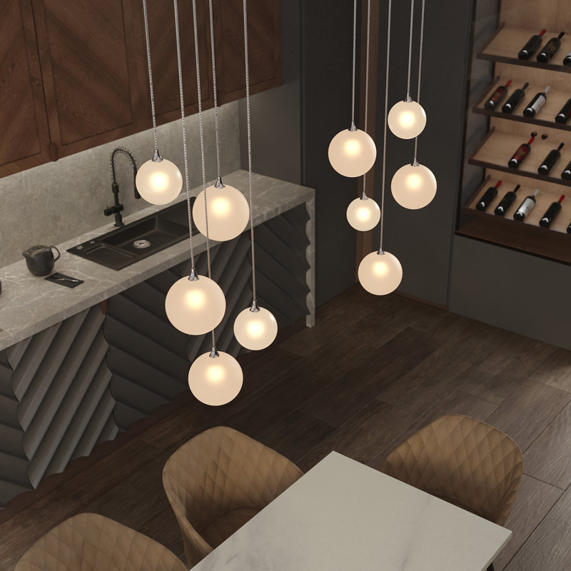 Perla 5 - Light Pendant, White