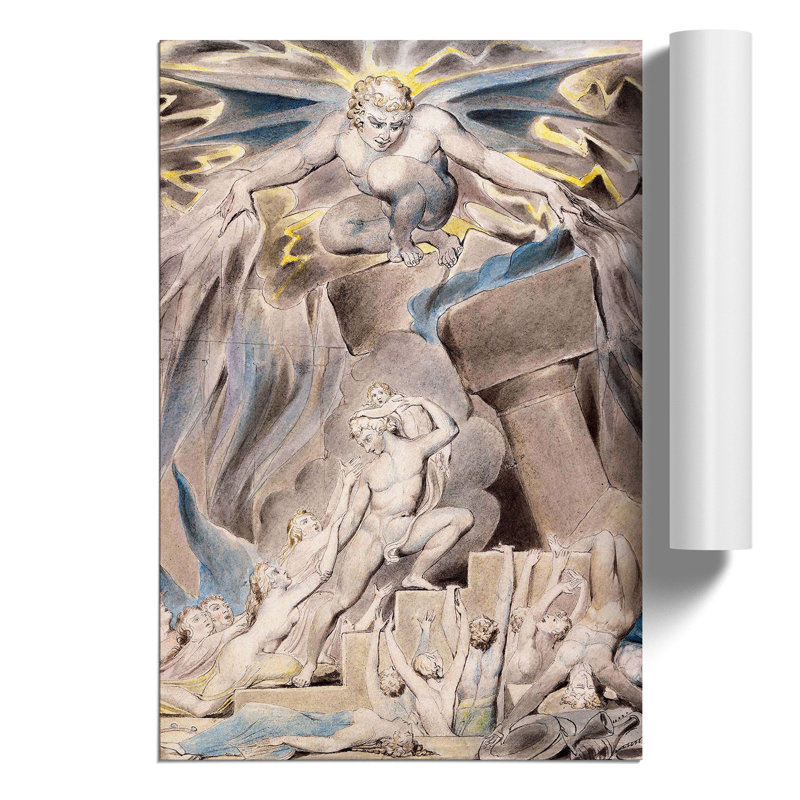 Overwhelmed by William Blake - No Frame Painting, 59cm H x 42cm W x 0.1cm D