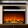 Iyes 70"W Media Console TV Stand for TVs up to 78" with Electric Fireplace Included
