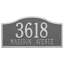 Rolling Hills 2-Line Wall Address Plaque-208618503-208618556
