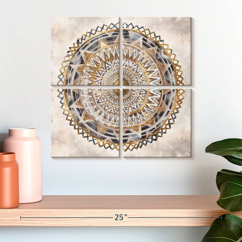 Kerner Golden Medallion, 18'' H x 18'' W