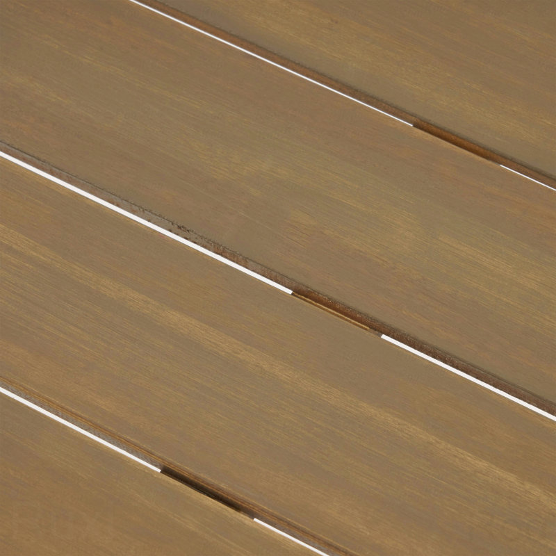 Table de salle à manger d'extérieur en bois d'acacia