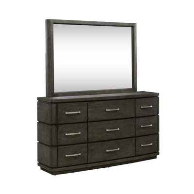 Ensemble de commode et miroir Trenea